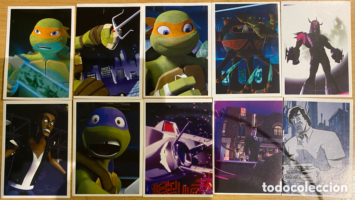 Coleccionismo cromos antiguos: Cromos Tortugas Ninja - Foto 2