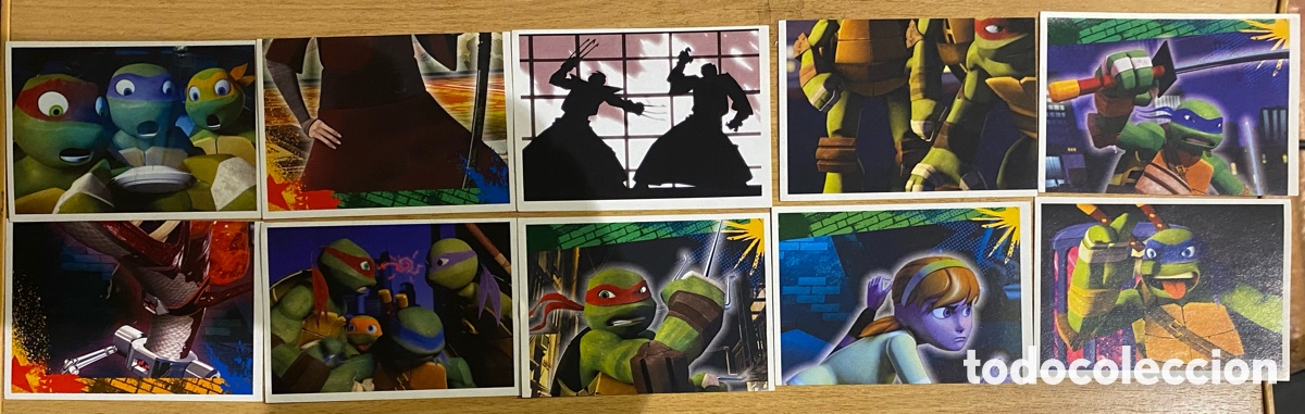 Coleccionismo cromos antiguos: Cromos Tortugas Ninja - Foto 3
