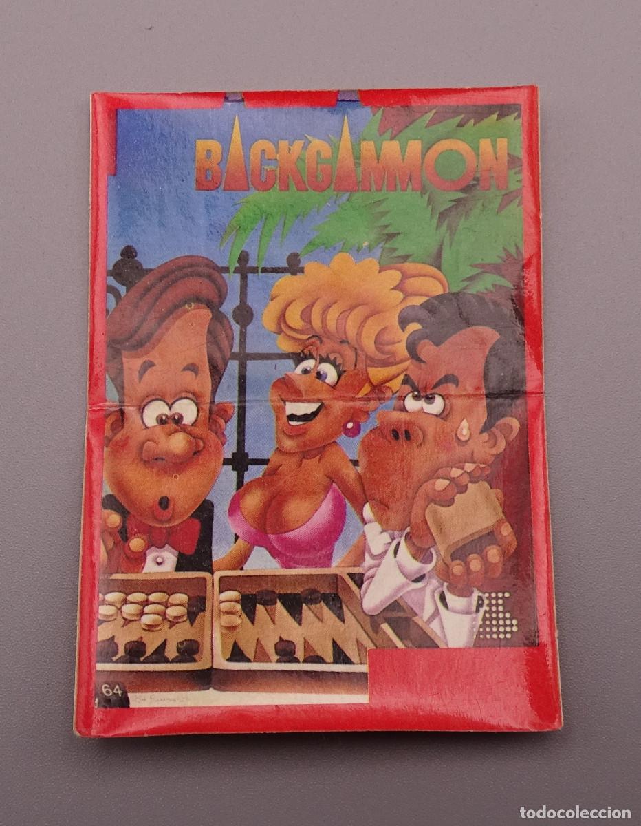 Coleccionismo cromos antiguos: Cromo MSX Sony - Bollycao - Backgammon - Foto 1