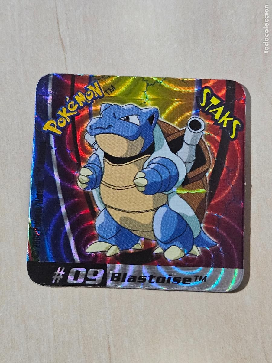 Coleccionismo cromos antiguos: STAKS 09 BLASTOISE - POKEMON STAKS - IMAN - NINTENDO 2002 - Foto 1