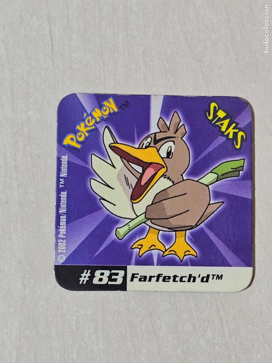Coleccionismo cromos antiguos: STAKS 83 FARFETCHD - POKEMON STAKS - IMAN - NINTENDO 2002 - Foto 1