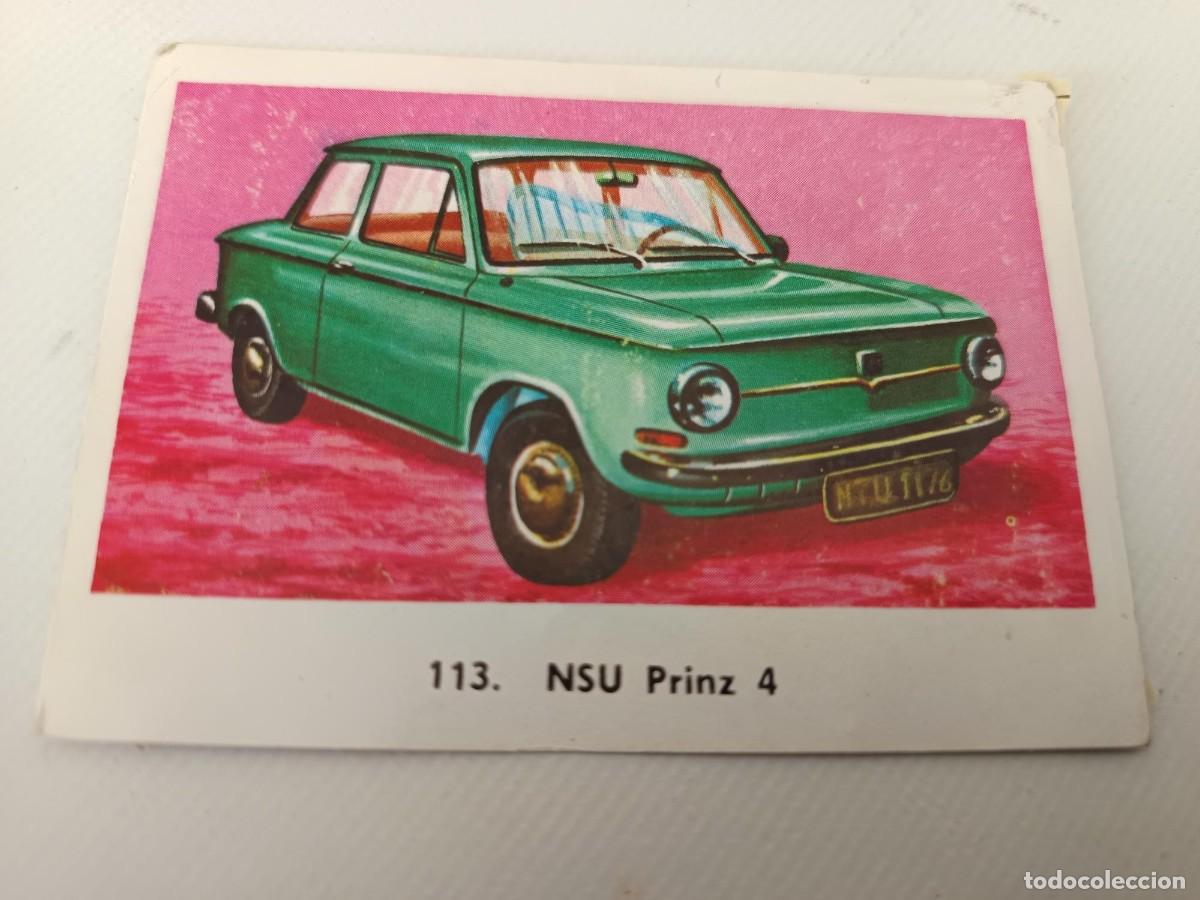 Collectable Antique Stickers: Maga cromo 113 album coches