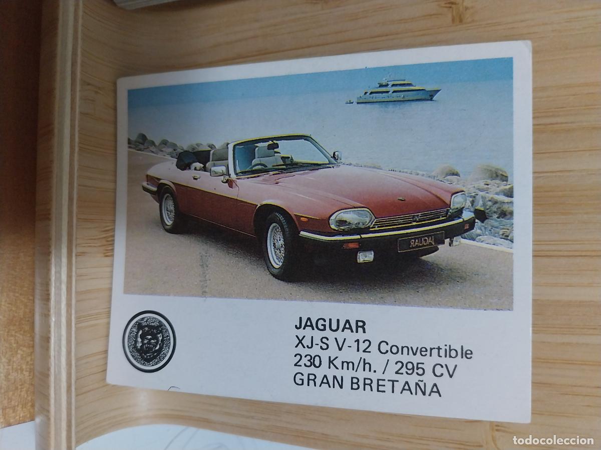 Coleccionismo cromos antiguos: JAGUAR XJ S V 12 A&Ntilde;O 1988 AUTO 2000 CROMO 69 *SIN PEGAR NUNCA ORIGINAL 8.5X6.7CMS