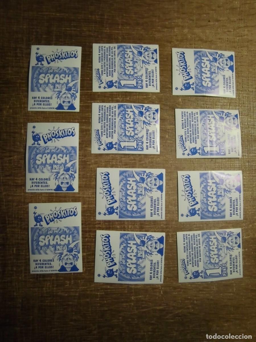 Coleccionismo cromos antiguos: COLECCI&Oacute;N INCOMPLETA 11 CROMOS SPLASH PHOSKITOS 1997 - Foto 2