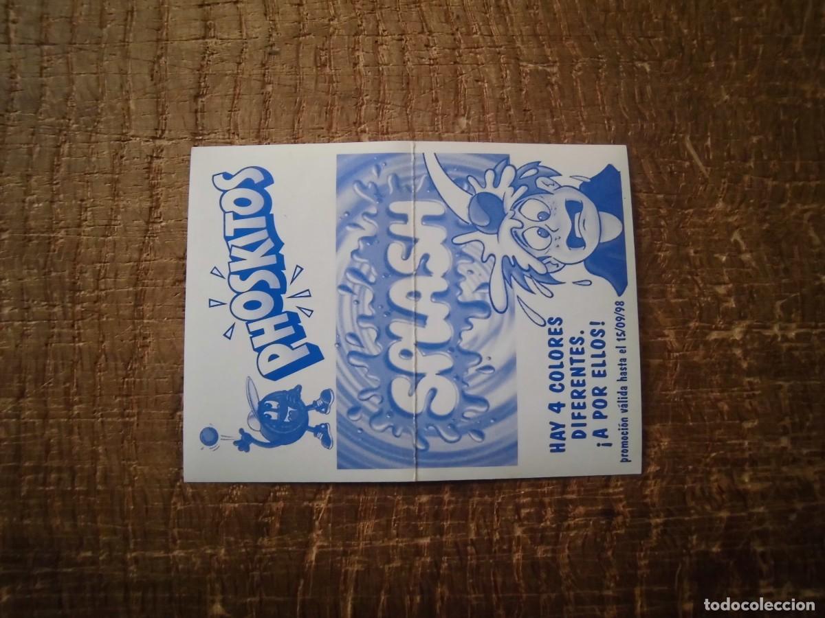 Coleccionismo cromos antiguos: CROMO SPLASH PHOSKITOS SHHHH 1998 - Foto 2