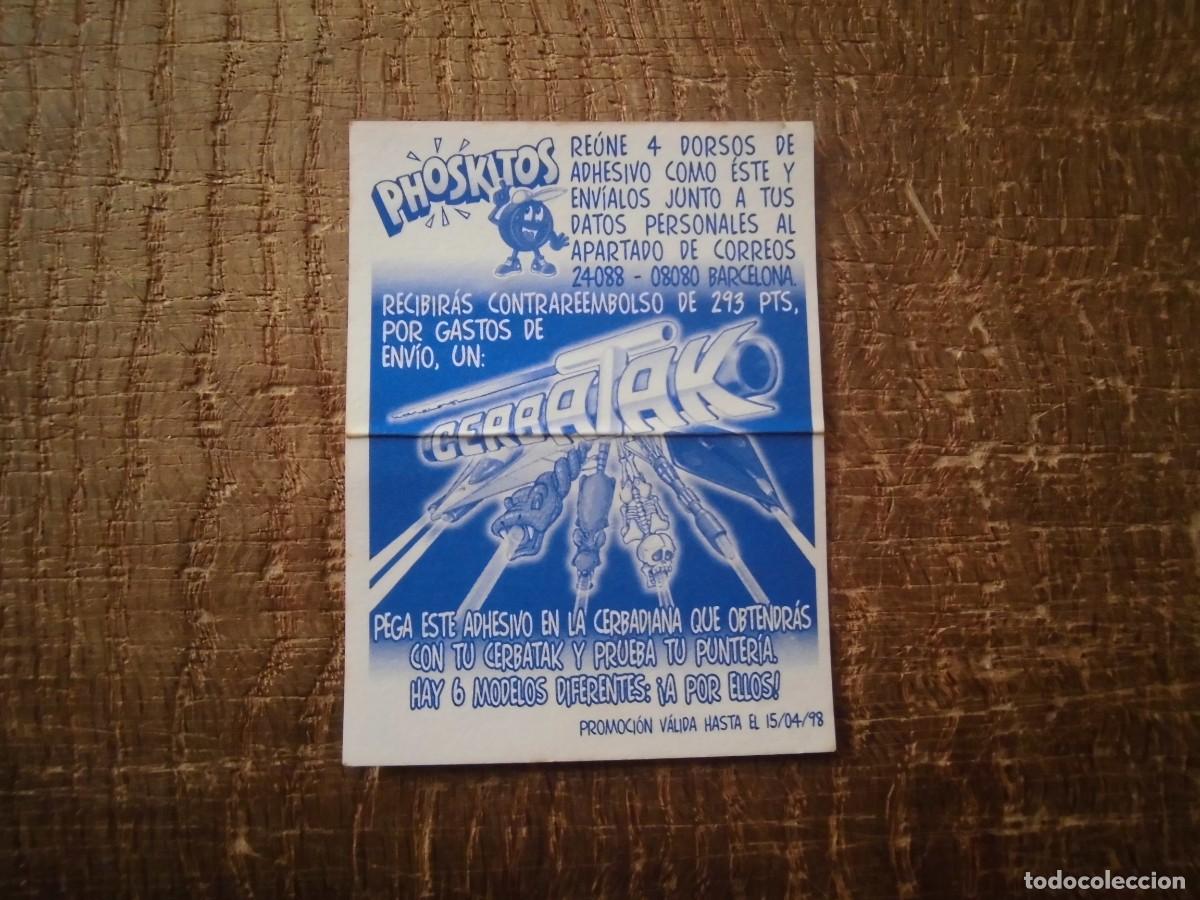 Coleccionismo cromos antiguos: CROMO CERBATAK PHOSKITOS 1998 - Foto 2