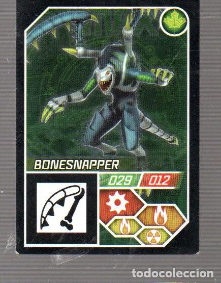 Coleccionismo cromos antiguos: CROMO DE INVIZIMALS EVOLUTION N&ordm; 194 BONESNAPPER DE PANINI NO ESTUVO PEGADO - Foto 1