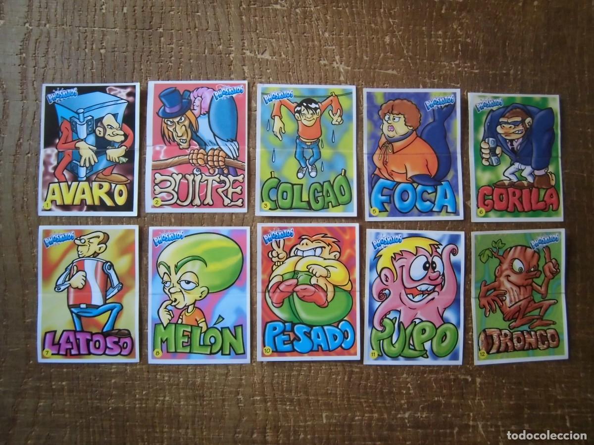 Coleccionismo cromos antiguos: COLECCI&Oacute;N INCOMPLETA 10 CROMOS TRANSFORMERS PHOSKITOS 1998 - Foto 1