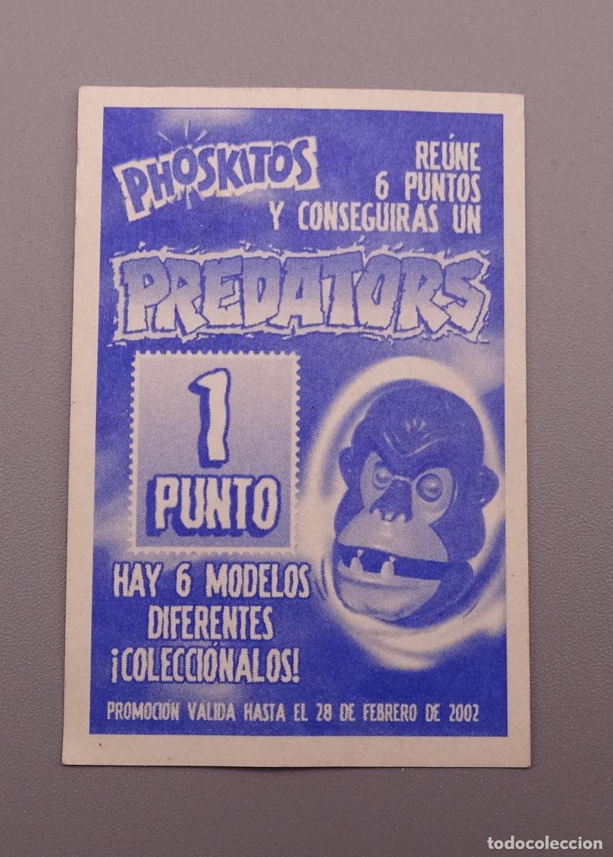 Coleccionismo cromos antiguos: Cromo Predators - Phoskitos - Zombie - Foto 2