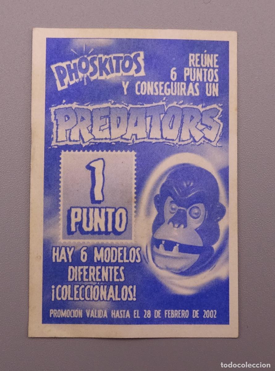 Coleccionismo cromos antiguos: Cromo Predators - Phoskitos - Frankenstein - Foto 2