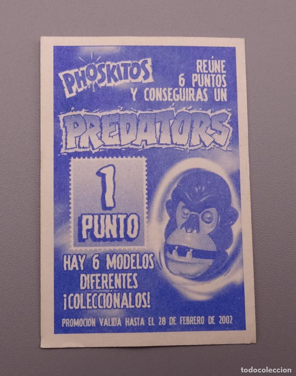 Coleccionismo cromos antiguos: Cromo Predators - Phoskitos - Robot - Foto 2