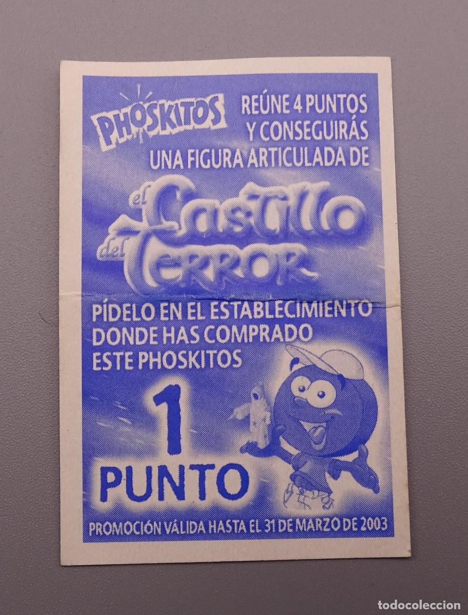 Coleccionismo cromos antiguos: Cromo El castillo del terror - Phoskitos - Baloncesto calavera - Foto 2
