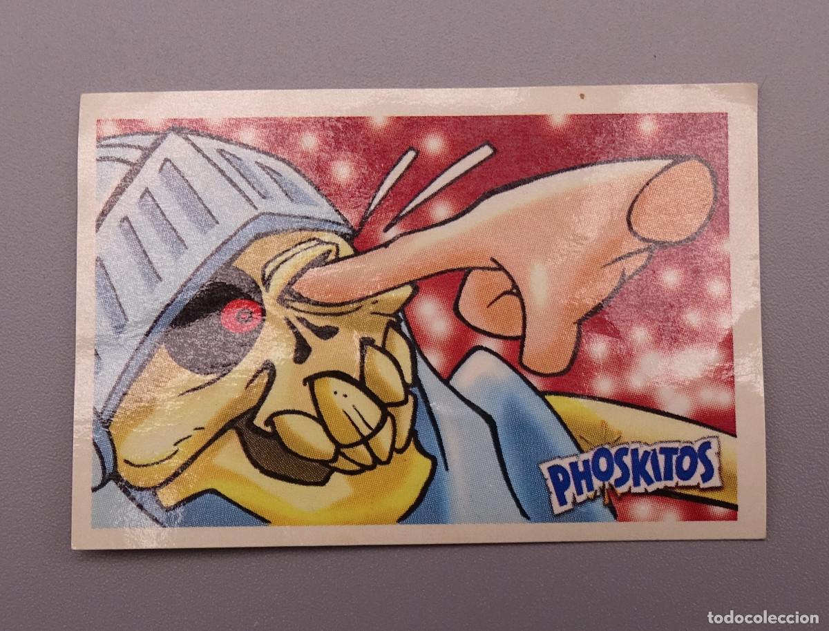 Coleccionismo cromos antiguos: Cromo El castillo del terror - Phoskitos - Dedo en el ojo - Foto 1
