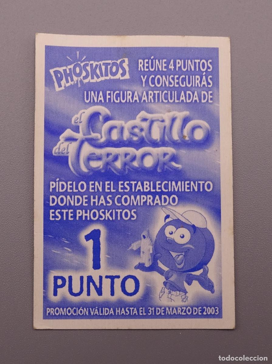 Coleccionismo cromos antiguos: Cromo El castillo del terror - Phoskitos - Fantasma - Foto 2
