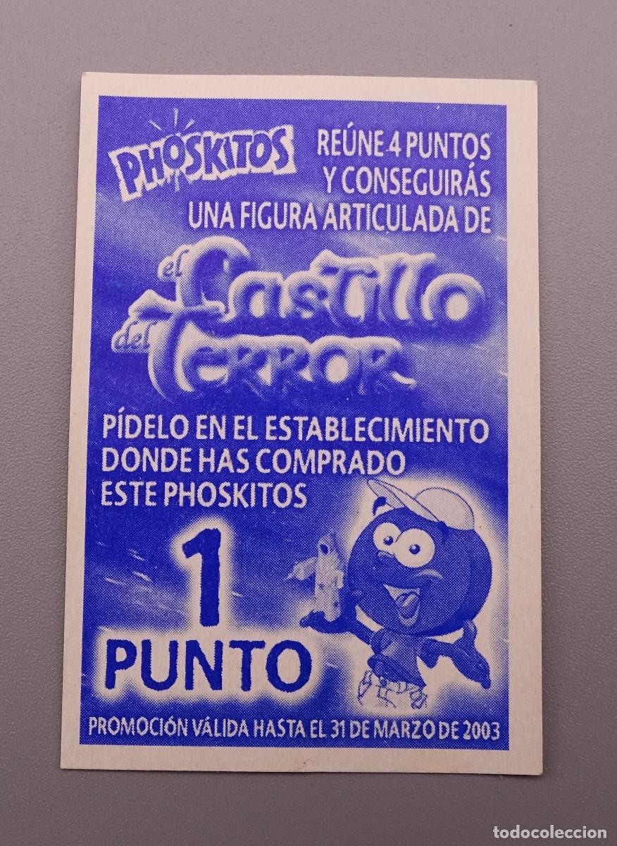 Coleccionismo cromos antiguos: Cromo El castillo del terror - Phoskitos - Cerdo - Foto 2