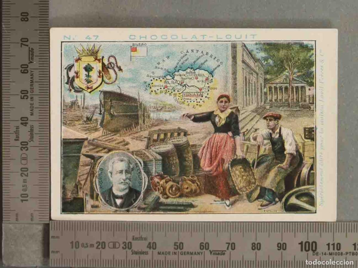 Sammeln alte Sammelbilder: CROMO. VIZCAYA. EL CHOCOLAT LOUIT. N 47