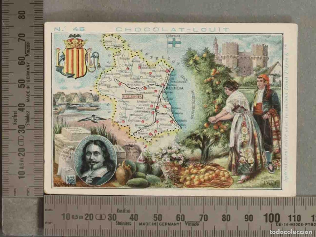 Sammeln alte Sammelbilder: CROMO. VALENCIA. EL CHOCOLAT LOUIT. N 45