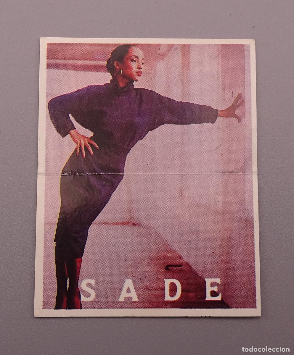 Coleccionismo Cromos antiguos: Cromo Pegate a las estrellas del Rock - Matutano Sonrics - Sade