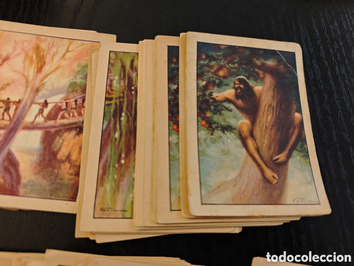 Coleccionismo cromos antiguos: 74 cromos Historia del progreso humano Serie I - Foto 3