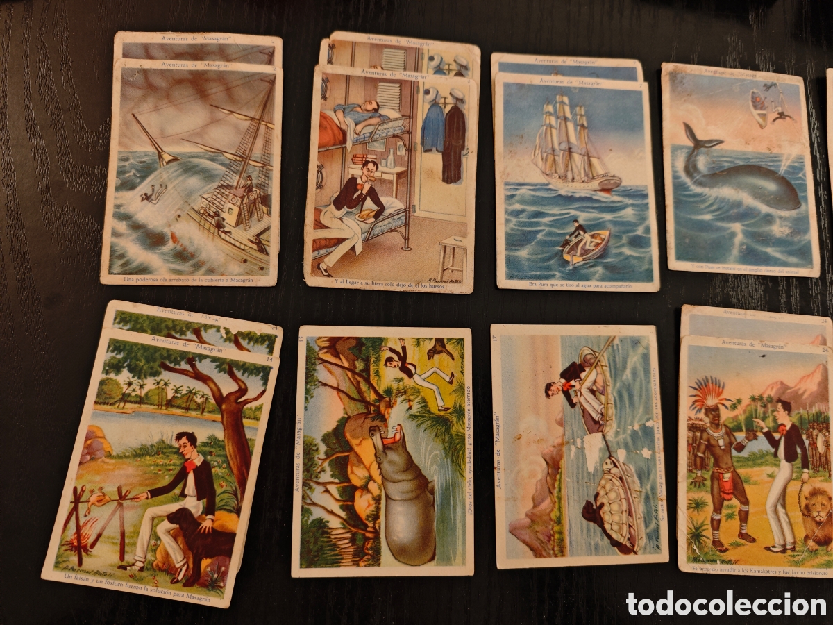 Coleccionismo cromos antiguos: 17 cromos Aventuras de Masagran - Foto 2