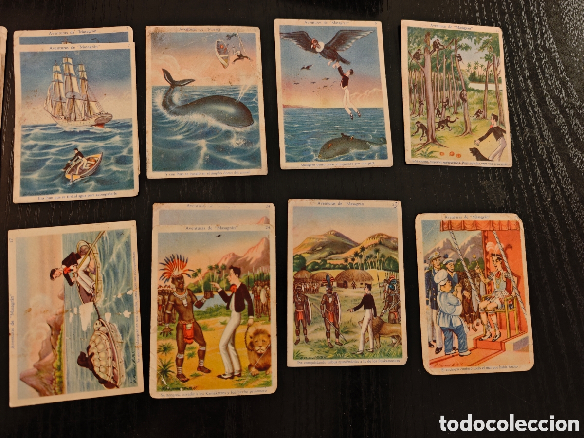 Coleccionismo cromos antiguos: 17 cromos Aventuras de Masagran - Foto 3