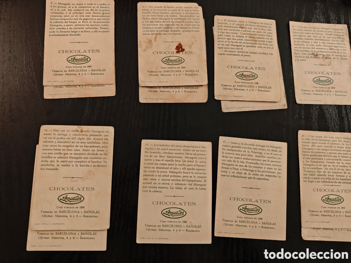 Coleccionismo cromos antiguos: 17 cromos Aventuras de Masagran - Foto 5