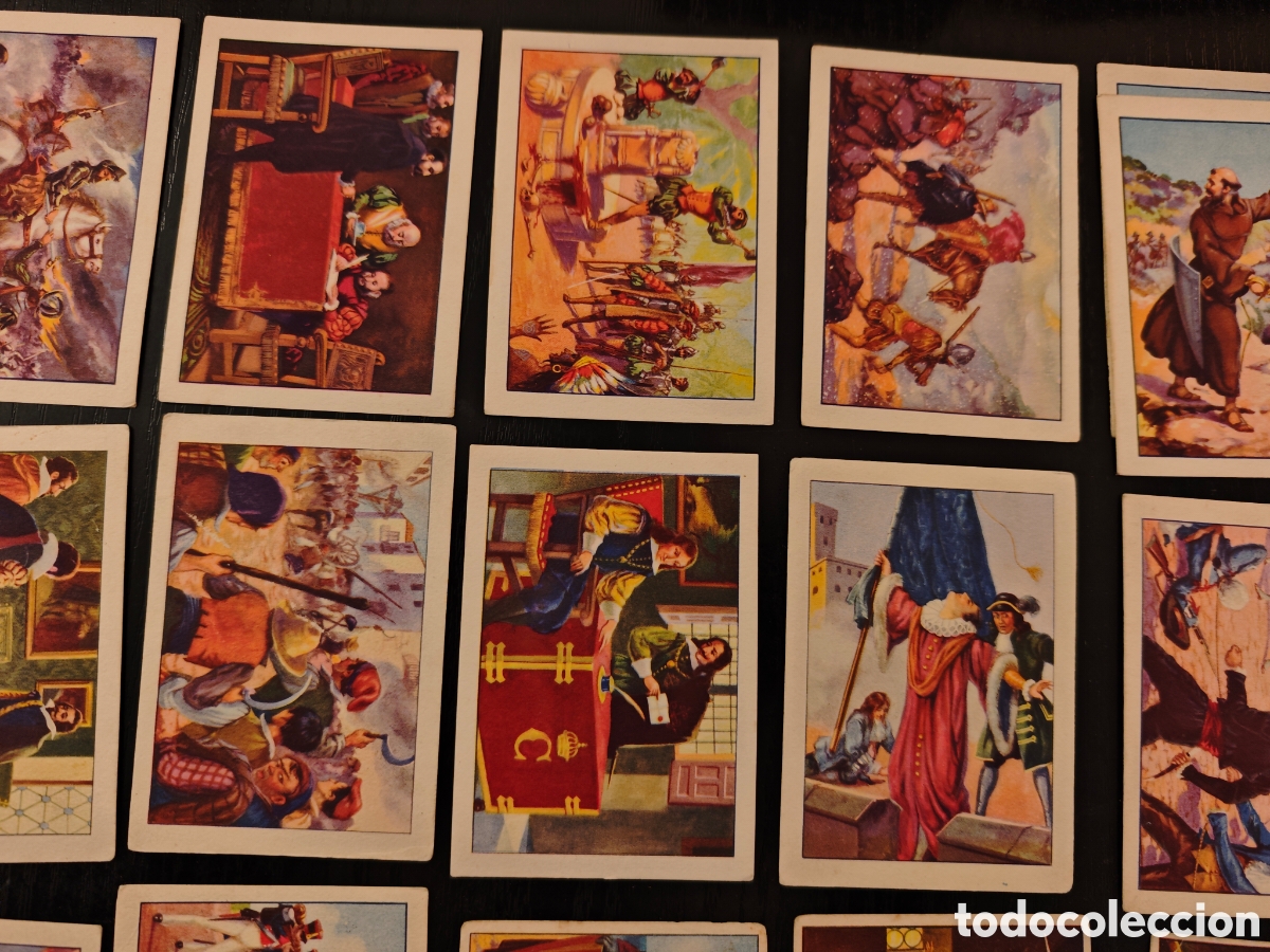 Coleccionismo cromos antiguos: 27 cromos historia de Espa&ntilde;a - Foto 3