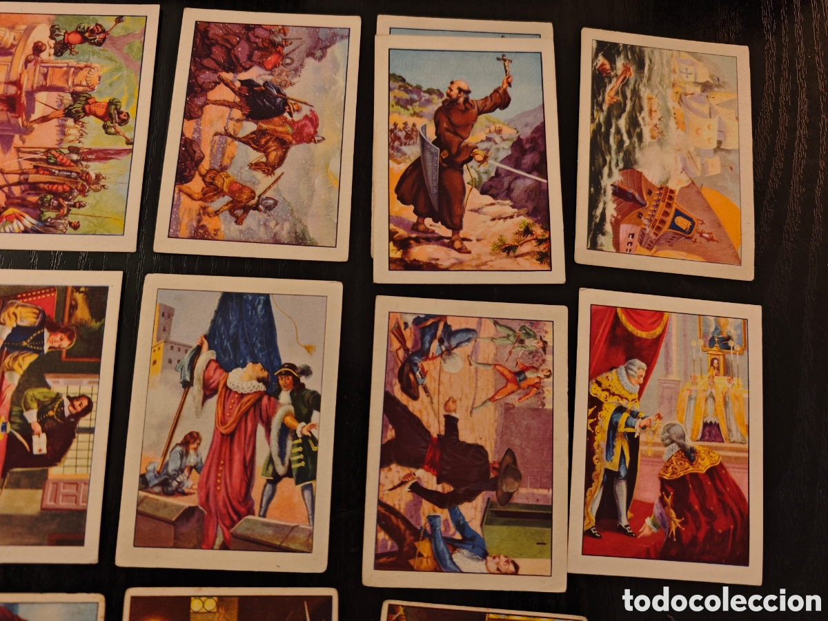 Coleccionismo cromos antiguos: 27 cromos historia de Espa&ntilde;a - Foto 4