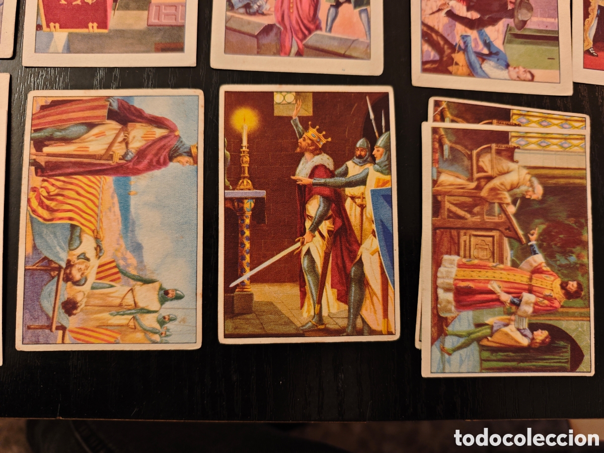 Coleccionismo cromos antiguos: 27 cromos historia de Espa&ntilde;a - Foto 5