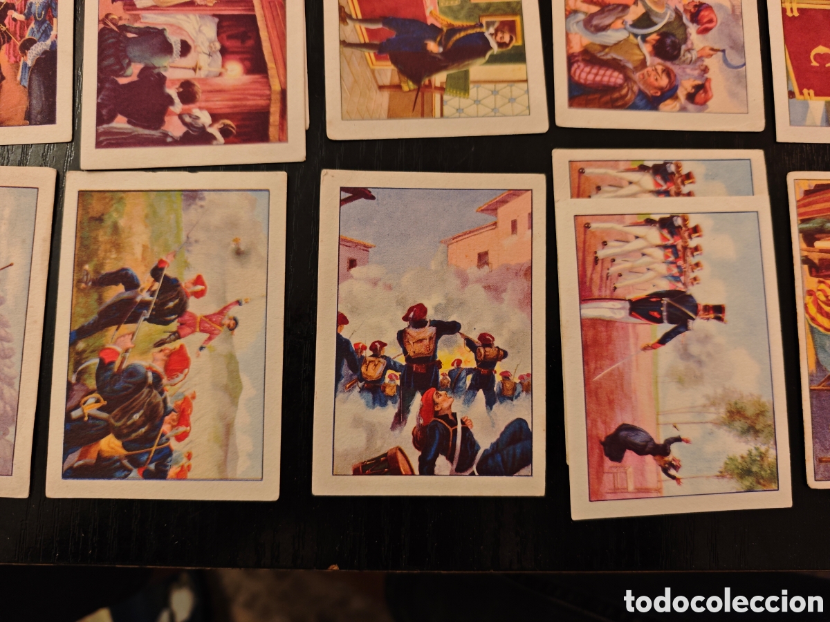 Coleccionismo cromos antiguos: 27 cromos historia de Espa&ntilde;a - Foto 6
