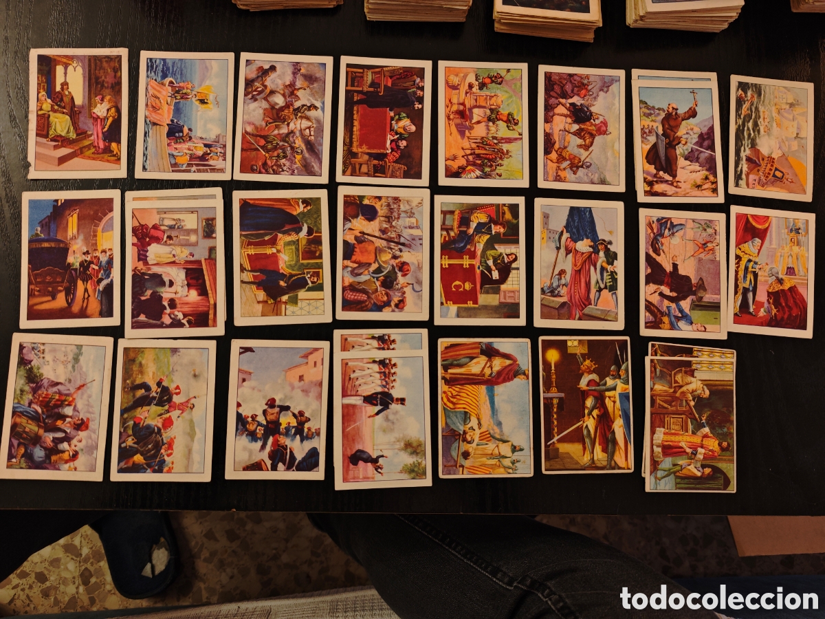 Coleccionismo cromos antiguos: 27 cromos historia de Espa&ntilde;a - Foto 1