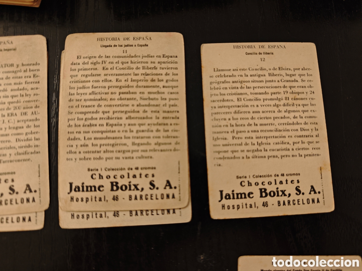 Coleccionismo cromos antiguos: 32 cromos historia de Espa&ntilde;a - Foto 12