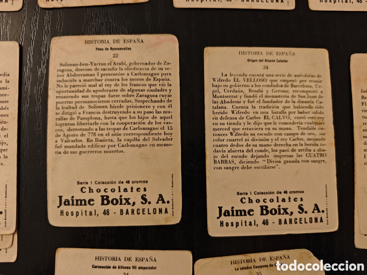 Coleccionismo cromos antiguos: 32 cromos historia de Espa&ntilde;a - Foto 13
