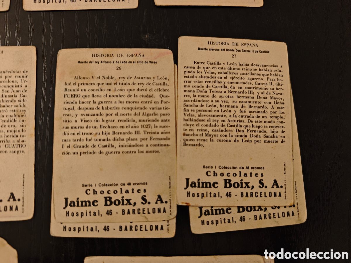 Coleccionismo cromos antiguos: 32 cromos historia de Espa&ntilde;a - Foto 14