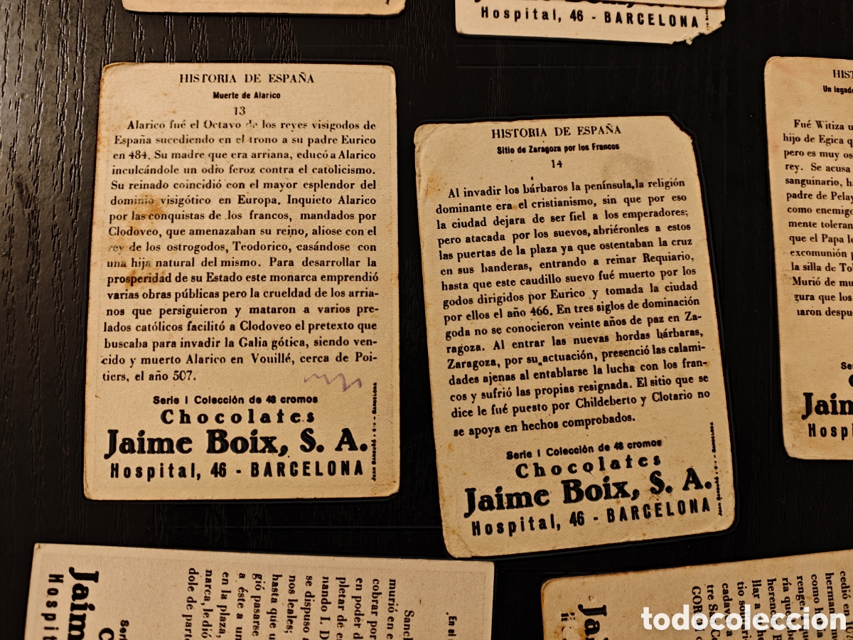 Coleccionismo cromos antiguos: 32 cromos historia de Espa&ntilde;a - Foto 17