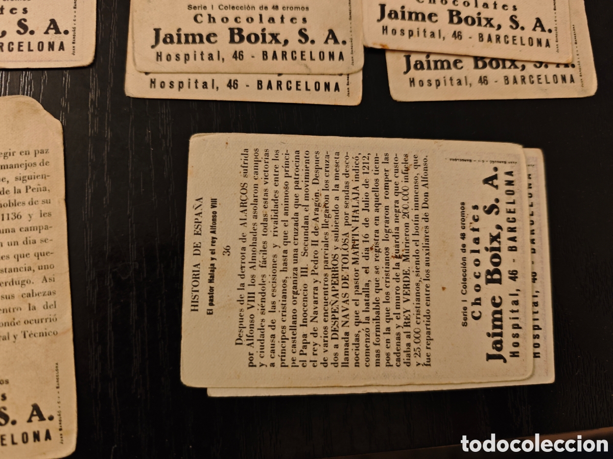 Coleccionismo cromos antiguos: 32 cromos historia de Espa&ntilde;a - Foto 18