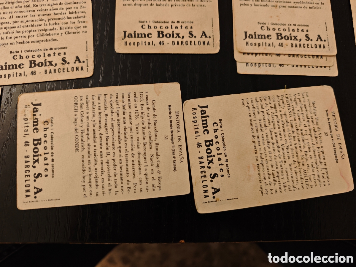 Coleccionismo cromos antiguos: 32 cromos historia de Espa&ntilde;a - Foto 19