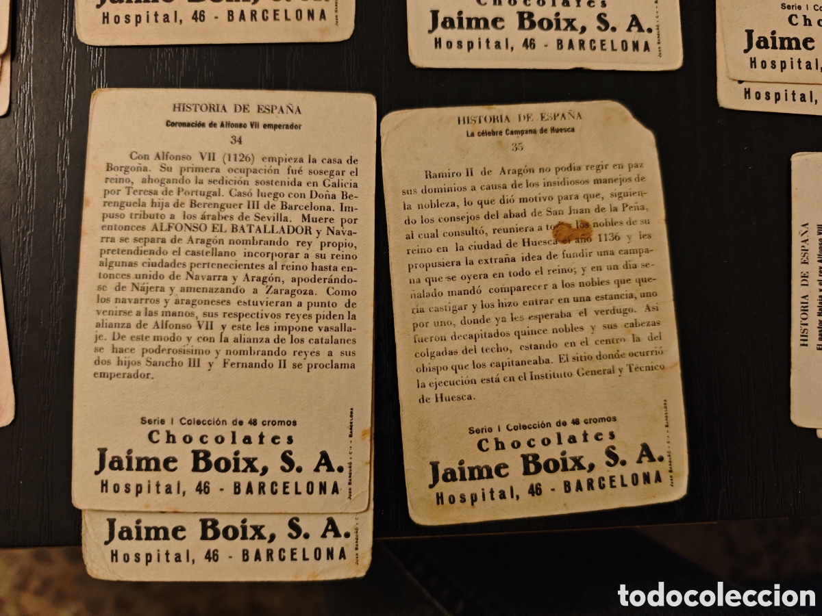 Coleccionismo cromos antiguos: 32 cromos historia de Espa&ntilde;a - Foto 20