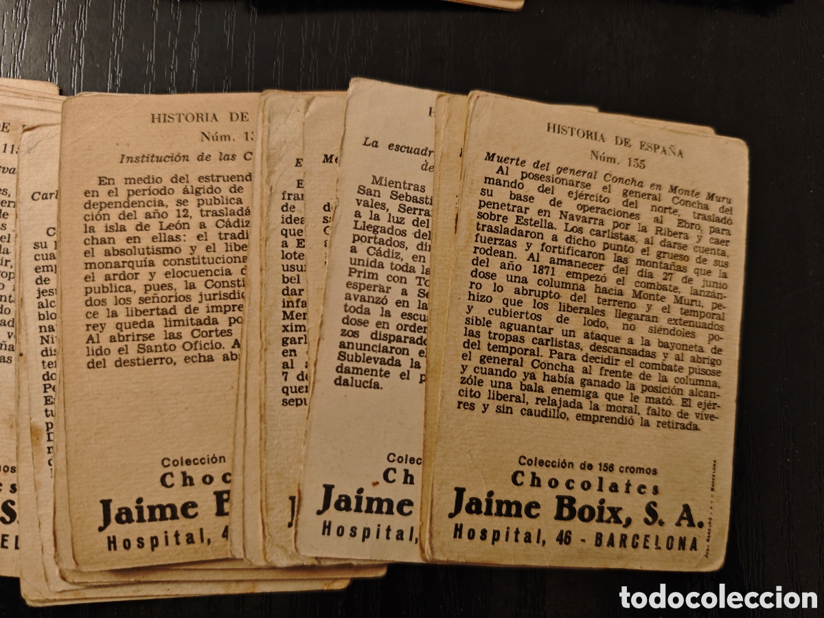 Coleccionismo cromos antiguos: 108 cromos Historia de Espa&ntilde;a - Foto 7