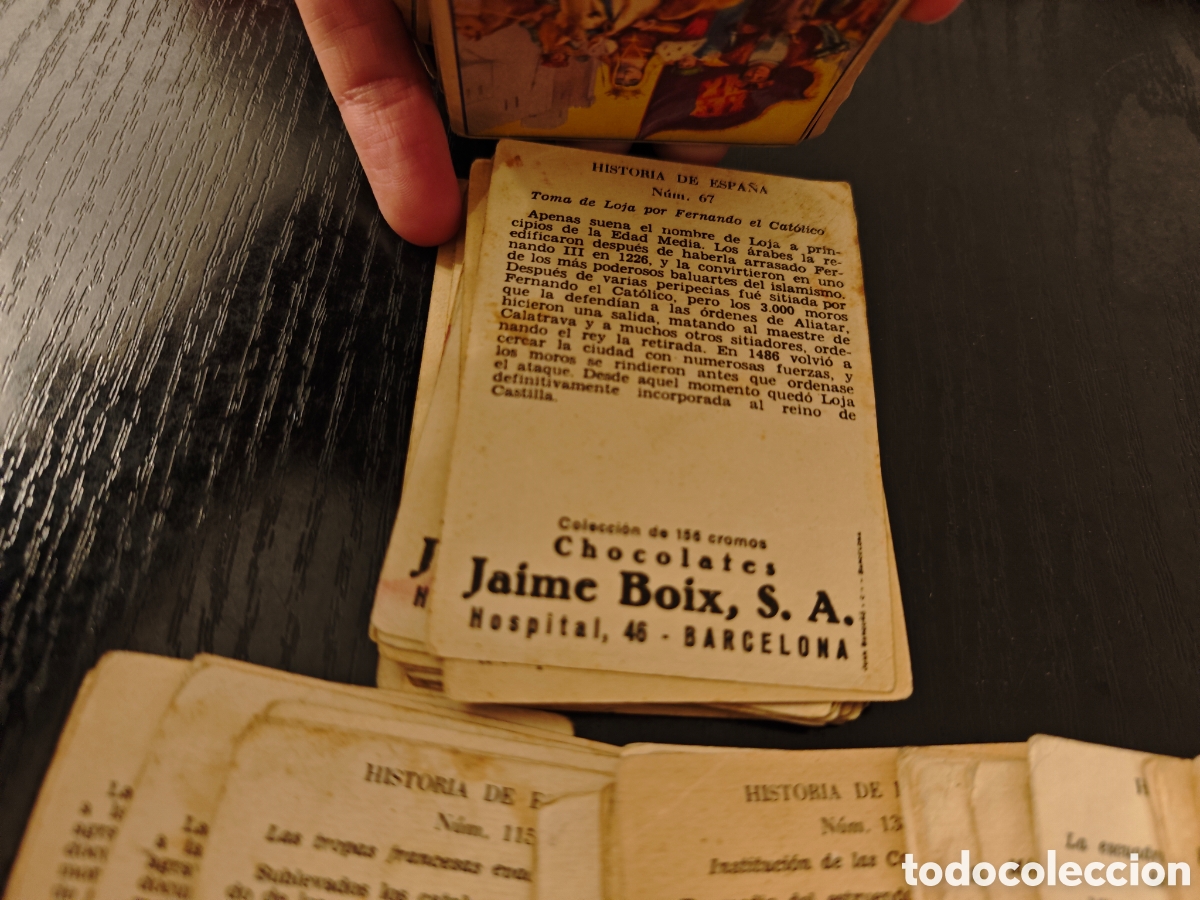 Coleccionismo cromos antiguos: 108 cromos Historia de Espa&ntilde;a - Foto 10