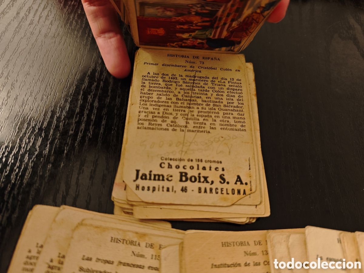 Coleccionismo cromos antiguos: 108 cromos Historia de Espa&ntilde;a - Foto 11