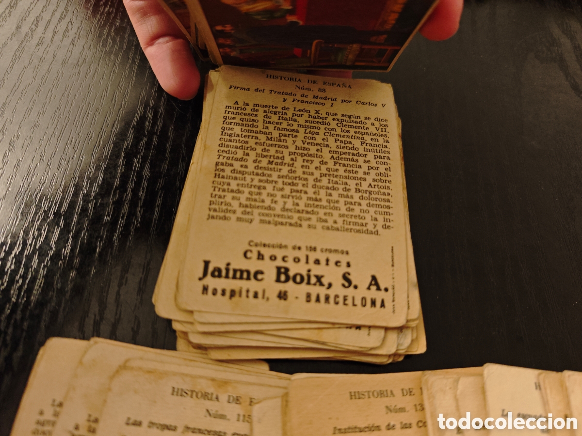 Coleccionismo cromos antiguos: 108 cromos Historia de Espa&ntilde;a - Foto 14