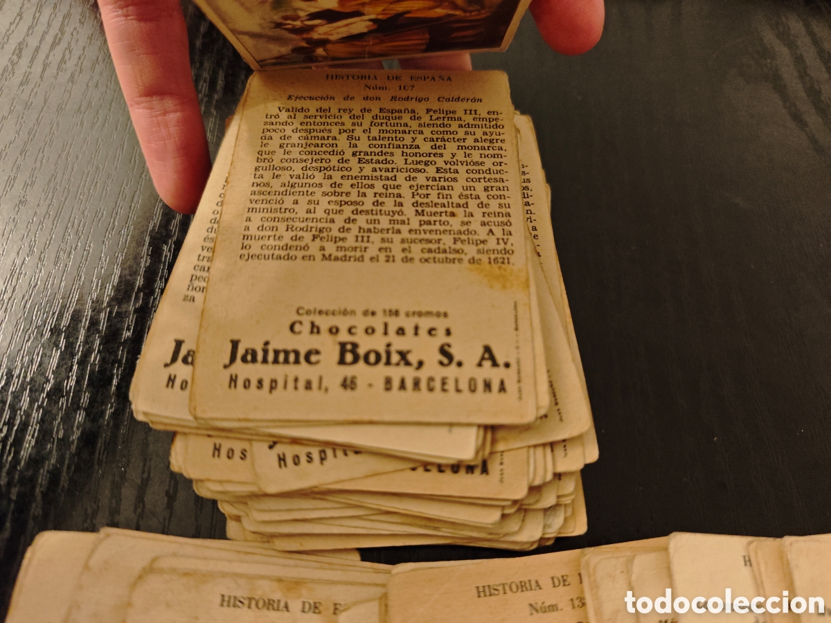 Coleccionismo cromos antiguos: 108 cromos Historia de Espa&ntilde;a - Foto 19