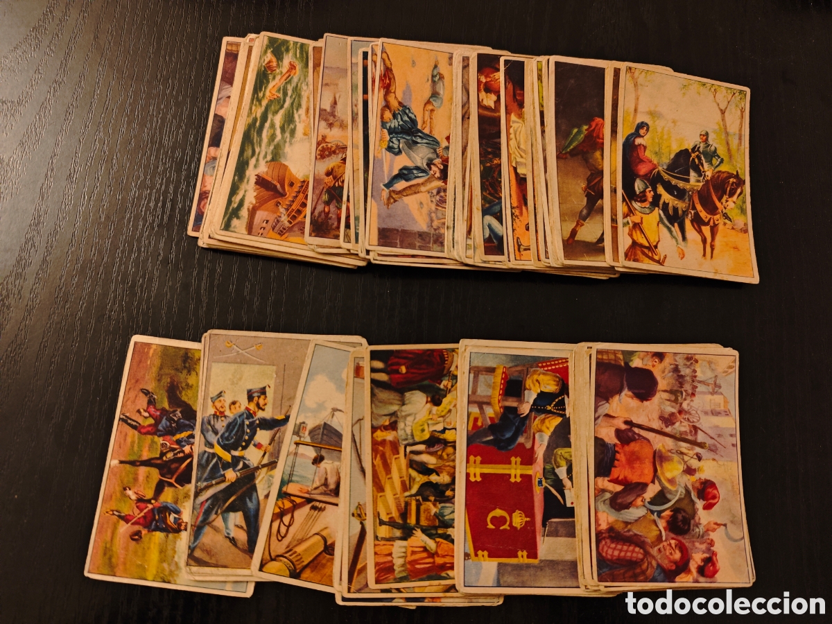 Coleccionismo cromos antiguos: 108 cromos Historia de Espa&ntilde;a - Foto 1