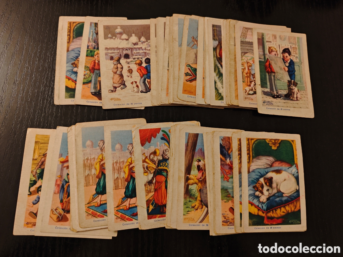 Coleccionismo cromos antiguos: 59 cromos Gil Blas de Santillana - Foto 1