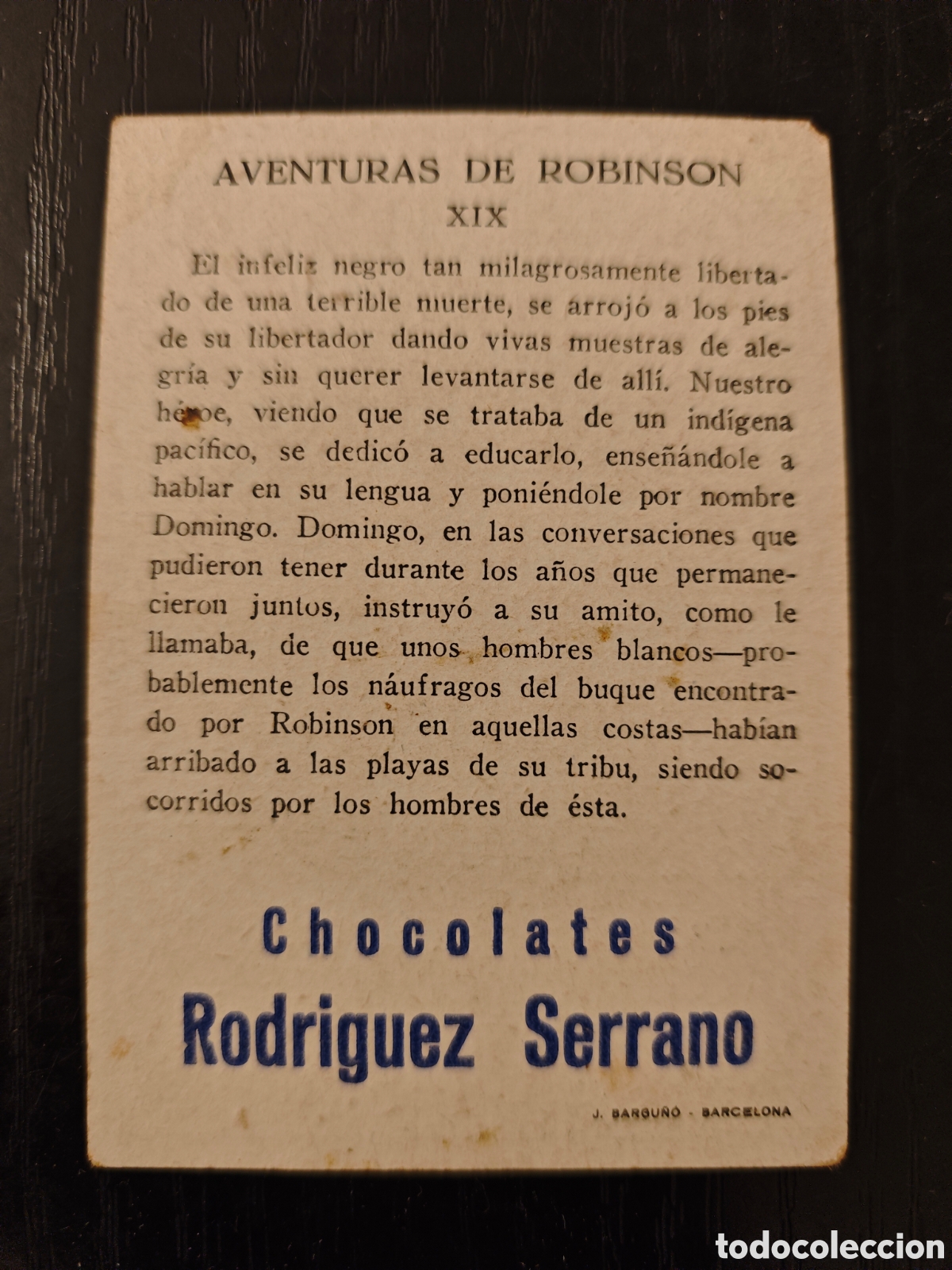 Coleccionismo cromos antiguos: 8 cromos aventuras de Robinson - Foto 7