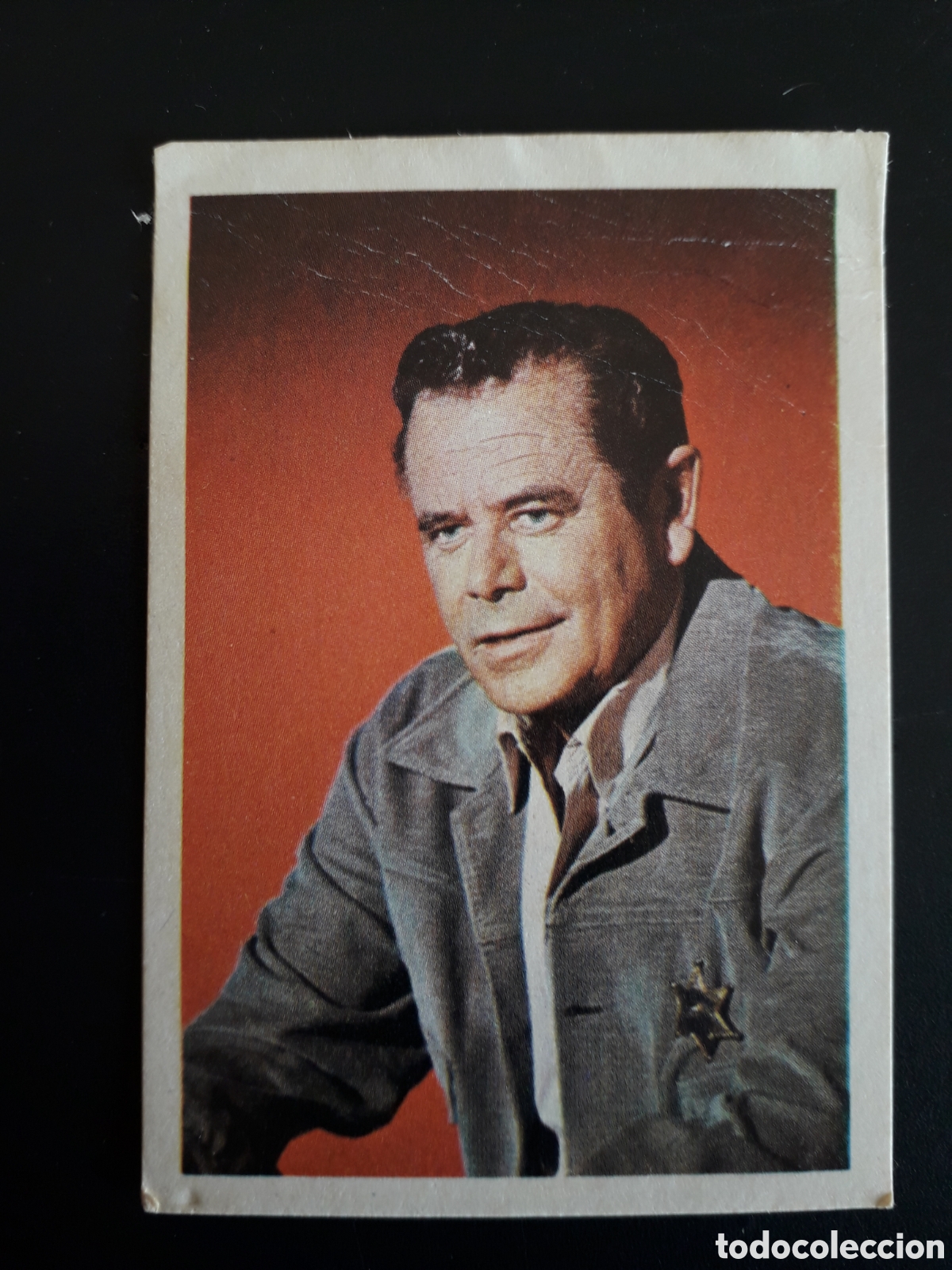 Collectable Antique Stickers: GLENN FORD, &Aacute;LBUM FAMOSOS, ED ESTE 1973 N&deg; 34 DESPEGADO PEDIDO M&Iacute;NIMO 3&euro;