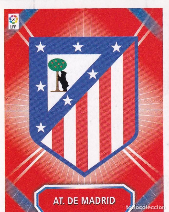 Coleccionismo cromos antiguos: Liga Este 2008-2009 2008-09 08-09 Atl&eacute;tico de Madrid Escudo nunca pegado
