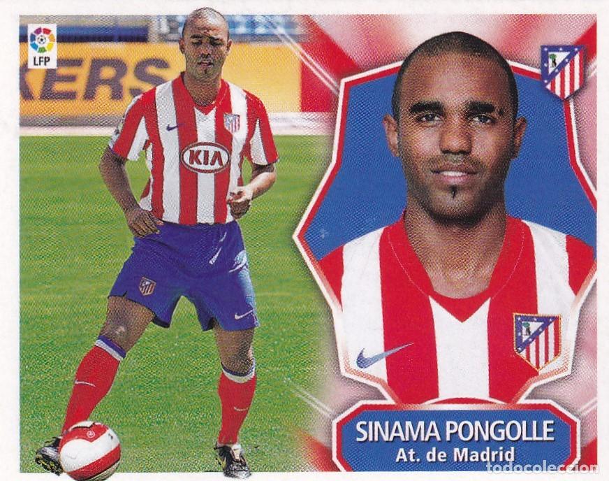 Colecionismo Cromos antigos: Liga Este 2008-2009 2008-09 08-09 Atl&eacute;tico de Madrid Sinama Pongolle nunca pegado