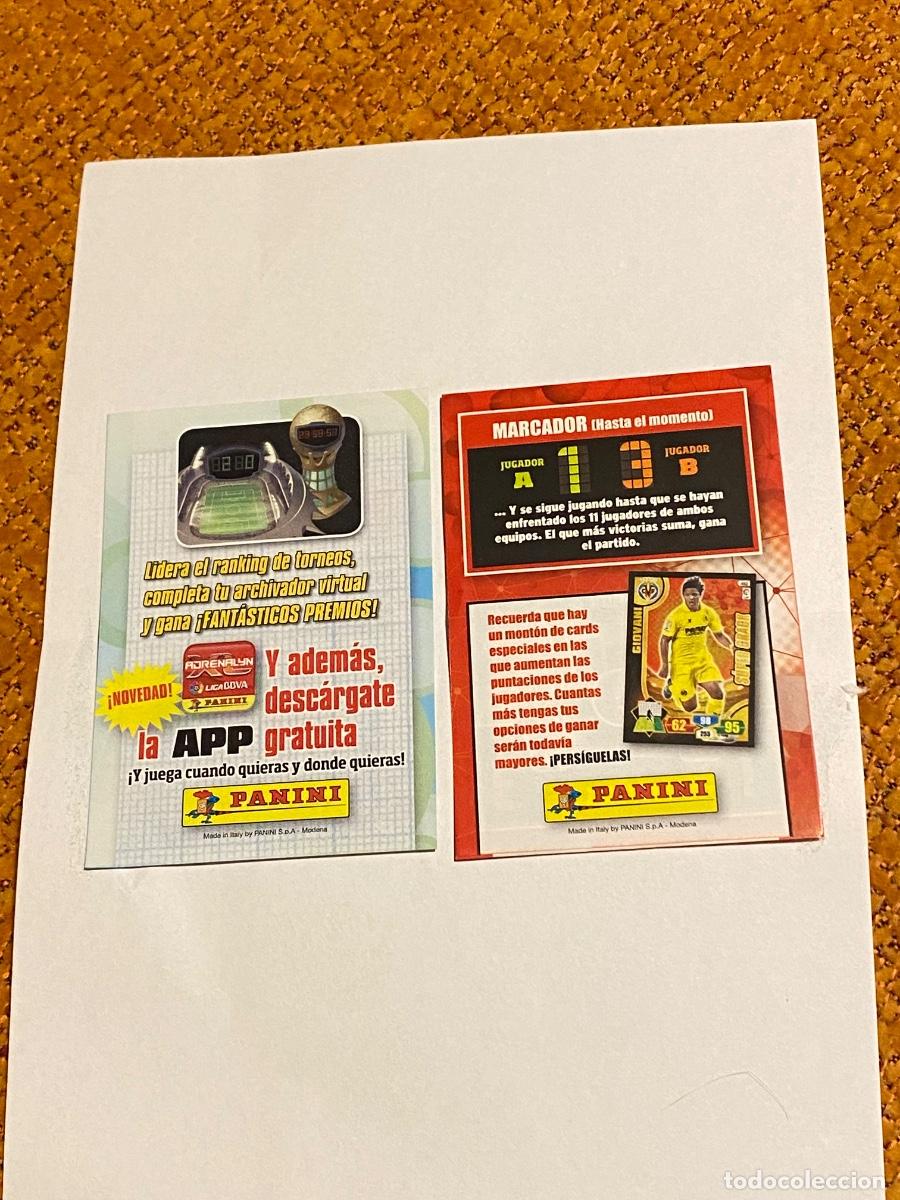 Coleccionismo cromos antiguos: 2 Folletos de adrenalyn 2013-2014 - Foto 2